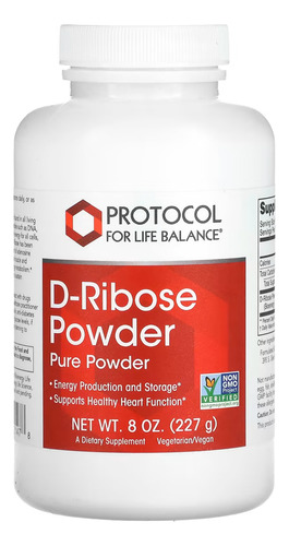 D-ribose Em Pó Protocol 227 G Puro Importado