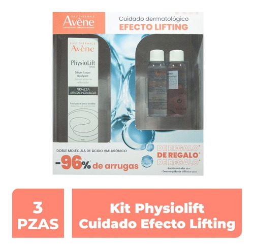 Kit Avene Anti Edad Physiolift Efecto Lifting 3 Piezas Momento de aplicación Día/Noche Tipo de piel Todo tipo de piel
