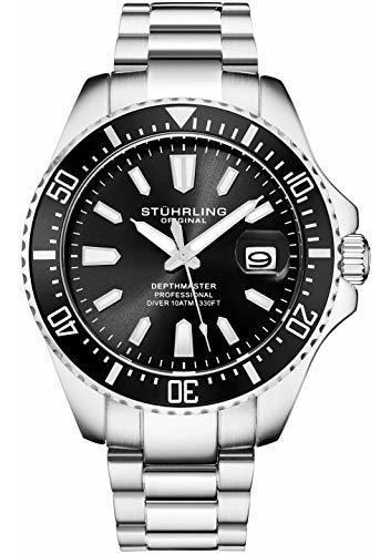 Reloj De Buceo Stuhrling Original 42mm Sumergible 330 Pies