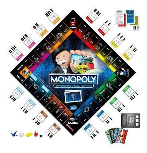 Imagen 2 de 5 de Monopolio Banco Electronico Monopoly E Banking 100% Hasbro