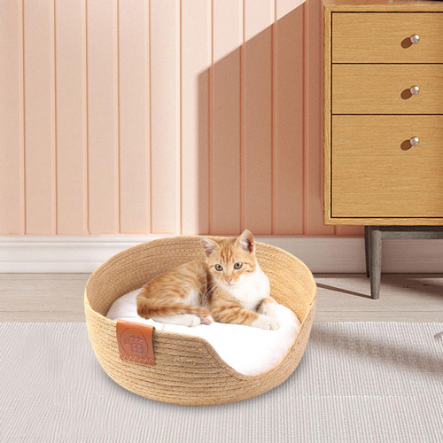 Cama Tipo Cesta Para Gatos, Bonita Cesta Nido Para Dormir, S