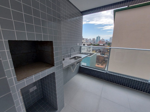 Imagem 23 de 27 de Apto Novo 2 Dorms Com Lazer No Forte Em Praia Grande 140 Mil Entrada!