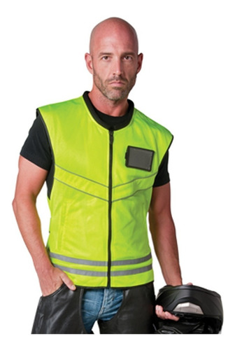 Chaleco Reflejante Fulmer Para Moto Neón Hi-viz