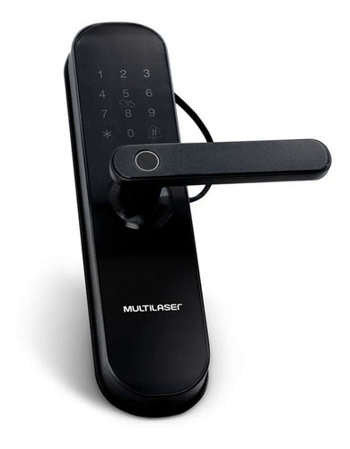Fechadura Inteligente Com Senha E Biometria Multilaser Se233 Preto