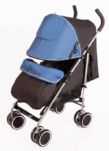 Coche Cuna De Bebe,paseo,plegable,baston Cobertor Pies 