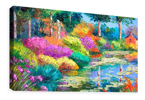 Cuadro Decorativo Canvas Moderno Paisaje Pintura Óleo