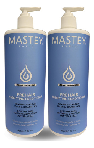 Mastey Paris - Acondicionador Frehair - 33 Fl Oz (2 Pack)