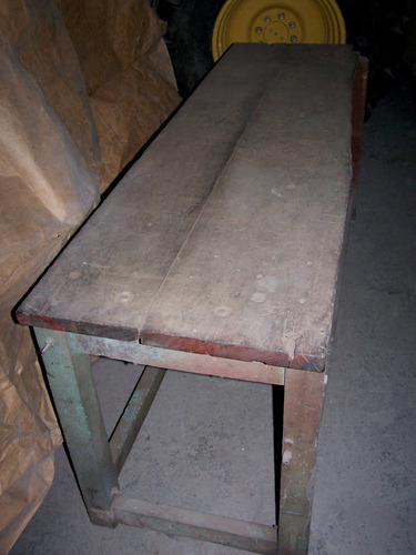 Banco De Trabajo Banco De Carpintero, Madera Dura Madera (Usado)