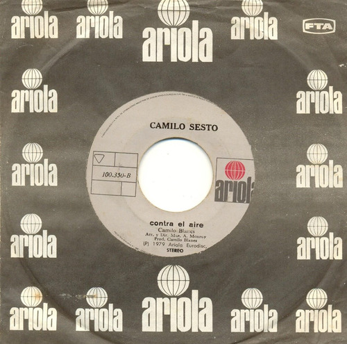 Contra El Aire - Camilo Sesto - Camilo Forever - Disco 45rpm