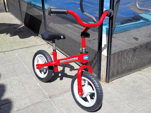 Bicicleta Chicco Balance Bike Sin Pedales Roja Muy Poco Uso 