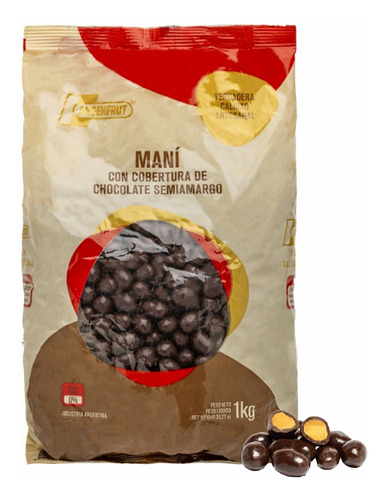 Mani Con Chocolate Argenfrut X1kg - Cotillón Waf