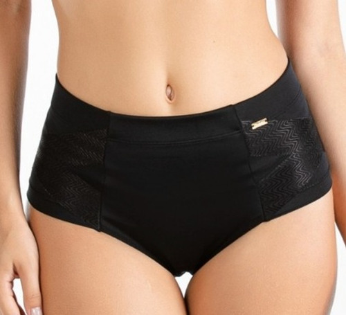 Calcinha Culote Zero Barriga Dilady Preta 0315224 - Tam M