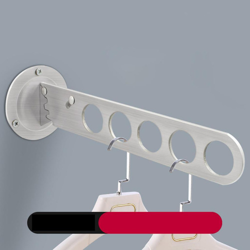 Perchero Plegable Para Colgar Ropa, Colgador 245 Mm 5 Hoyos