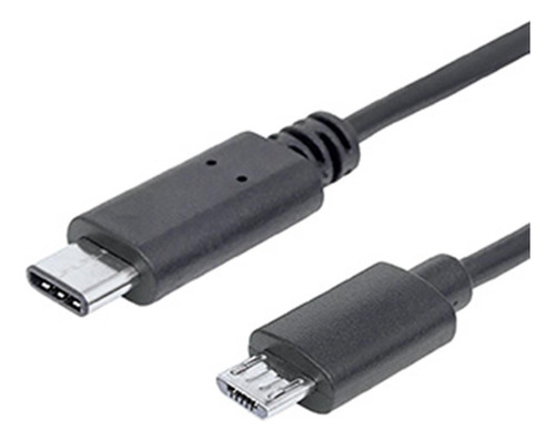 Cable Usb C A Micro-b Macho/macho 2,0 Mts Manhattan