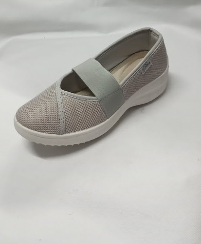 Zapatilla De Mujer Pira Con Elástico Sólo 35 Color Gris