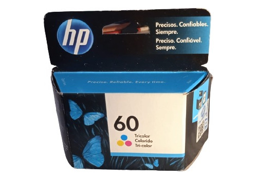 Cartucho Original  Hp 60 Tricolor - Caja Un Poco Doblada