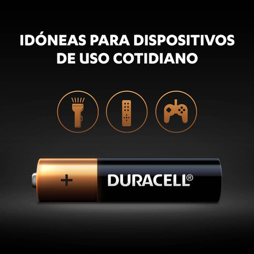 Duracell Pilas AAA 1.5V Alcalinas 24 Baterías Larga Duración