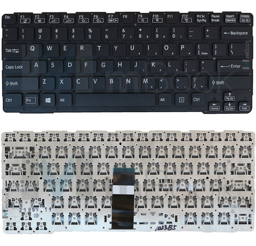 Teclado Para Sony 149117311us D12b02039410 Preto Us Idioma Inglês Us