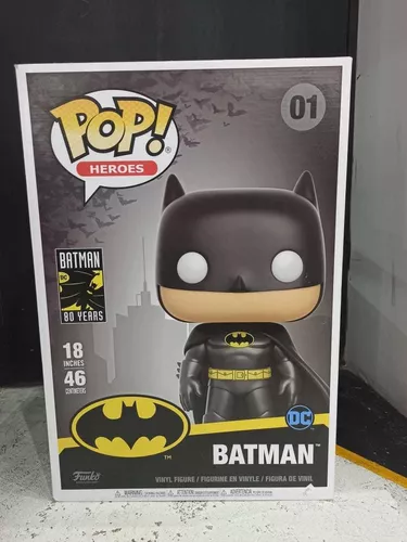 Batman 80 Años Dc Funko Pop #01 Héroes 18 Pulgadas