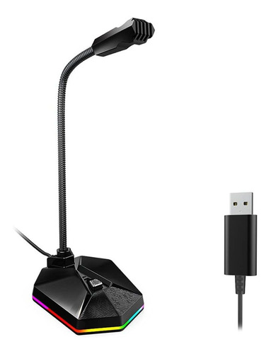 Microfono Ordenador Usb Granvela Desktop Plug Play Cisne