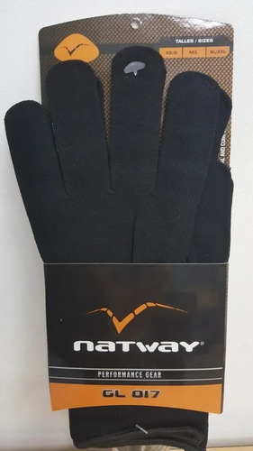 Guantes Primera Piel Natway, Frio Extremo El Jabali