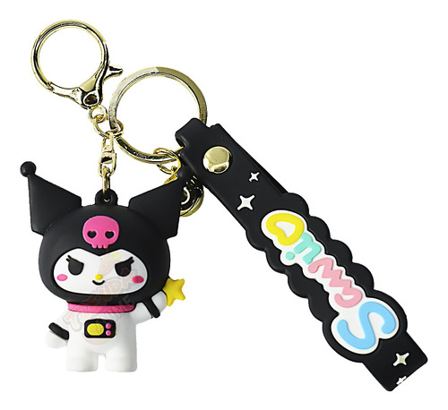 Llavero Goma Hello Kitty Melody Kuromi Cinnamoroll Importado