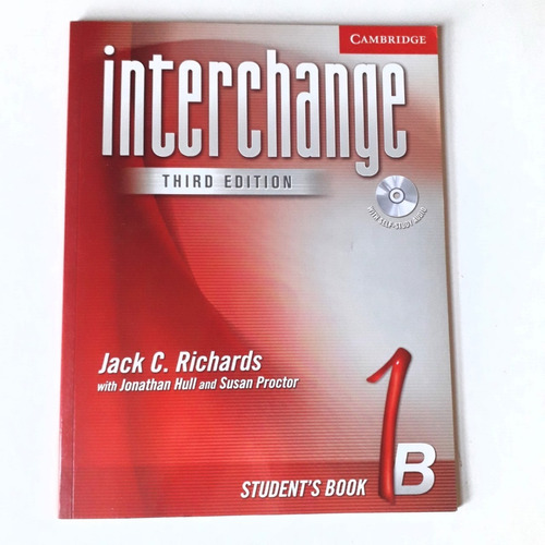 Interchange  1 B    Student´s Book + Cd  Nuevo