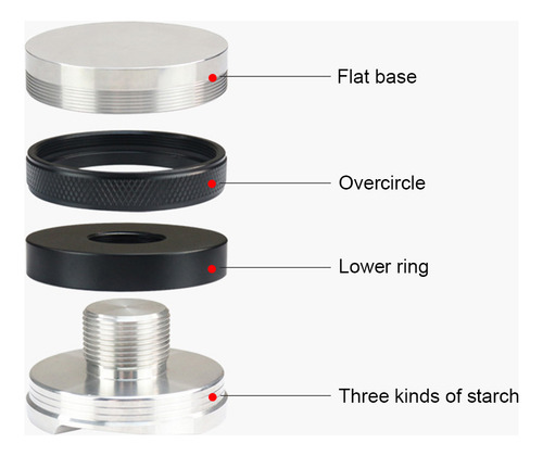 Ferramentas: Distribuidor De Café 2 Em 1 De 58 Mm E Tamper I
