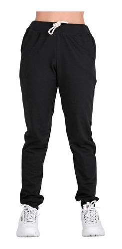 Pants Mujer Optima Negro 56504204 French Terry