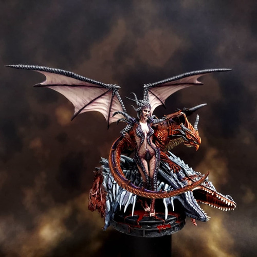 Archivo Stl Impresión 3d - Queen Of Chaos & Dragons