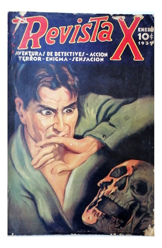 Revista Antigua,   Revista X   Detectives, 1937, Cuba /raro