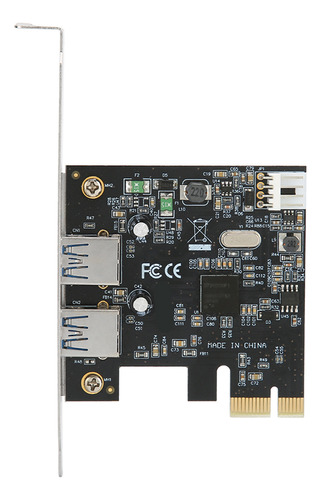 Tarjeta De Expansión Usb3.0 Placa Pcie De 2 Puertos Y 5 Gbps