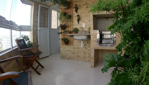 Imagem 4 de 14 de Apartamento 1 Dormitório Guilhermina Praia Grande