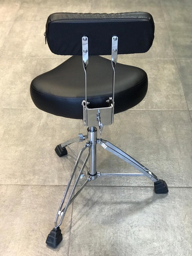 Imagen 3 de 6 de Banqueta Para Bateria Con Respaldo Lazer Ftgd-08