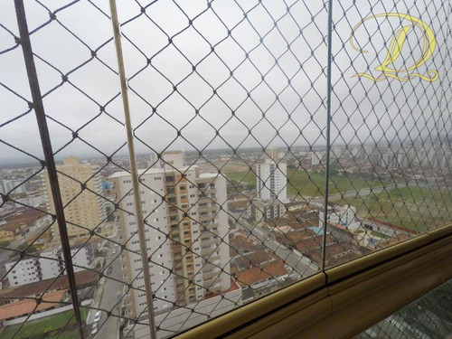 Imagem 26 de 30 de Apartamento Mobiliado De 3 Dormitórios À 50 Metros Da Praia Com Vista Do Mar À Venda Na Aviação!!! - Ap3597