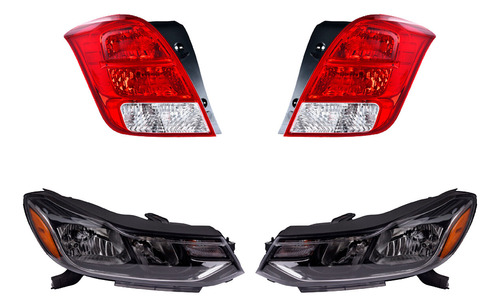 Set Calaveras + Faros Depo Chevrolet Trax 2017-2020