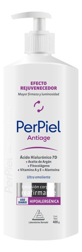 Perpiel Emulsión Corporal Antiage Efecto Rejuvenecedor 400g