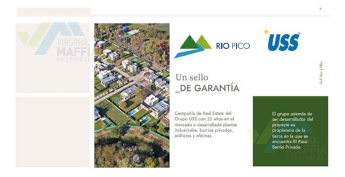 Terreno En Venta - El Paso - Del Viso - Vista A La Laguna