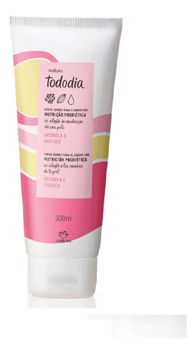 Crema Corporal Acerola E Hibisco Tododia Natura  200ml