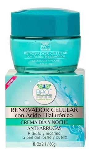 Bacc Crema Hialuronico Dia Noch - g a $575