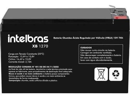 Bateria Intelbras Nobreak Xb1270 12v 7a Alarme 
