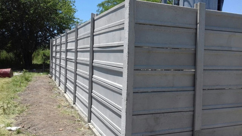 Cerco Premoldeado Hormigón Hierro Interno Placas Columnas