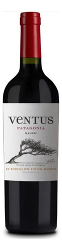 Vino Tinto Ventus Patagonia Malbec 750ml Fin Del Mundo