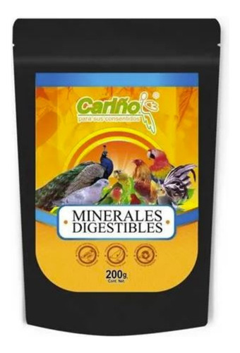 Minerales Digestibles Para Loros Y Aves Grandes (200g)