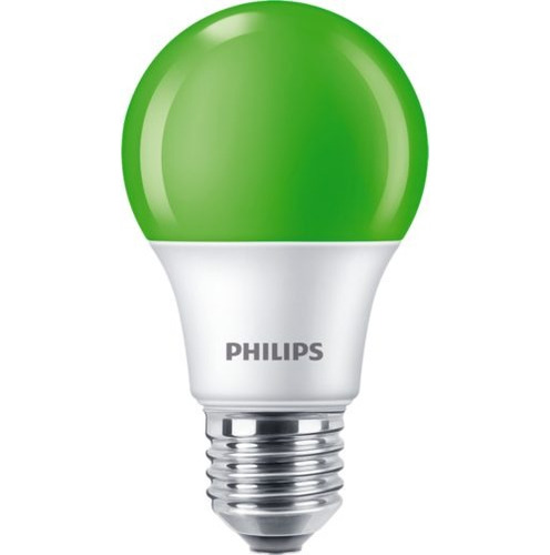 Foco De Fiesta Led Philips Color Verde A19 E27 8w 9001998571
