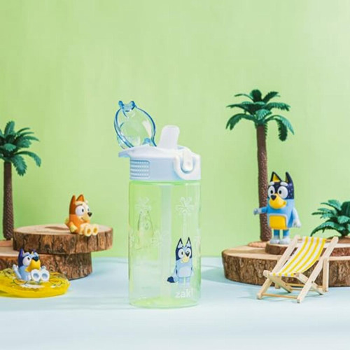 Zak Designs Sage Bluey Botella De Agua Para Niños Para La