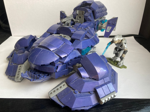 Mega Bloks Construx Halo 5 Covenant Wraith Ambush Original 1 Wraith Ambush (Usado)