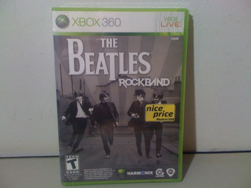 Jogo Lacrado Beatles Rock Band Xbox 360 Importad Frte Grátis