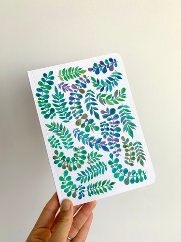 Cuaderno Rayado Ramitas A5 - Mil Letterpress