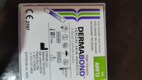 Paquete Dermabond Ahv12 (12 Piezas)